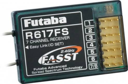 Futaba R617FS Receiver 2.4GHz Fasst 01000648