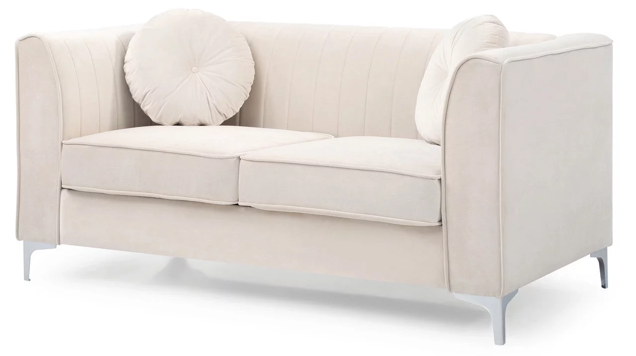 Ivory Delight Loveseat