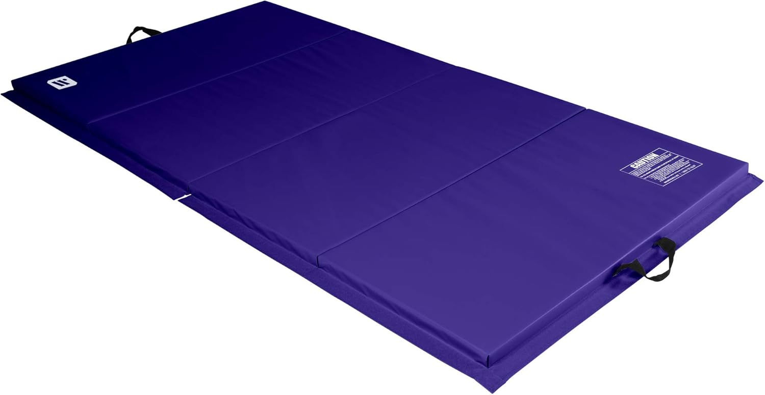 We Sell Mats 4 ft x 8 ft x 2 in Personal Fitness & Exercise Mat, Lightweight and Folds for Carrying