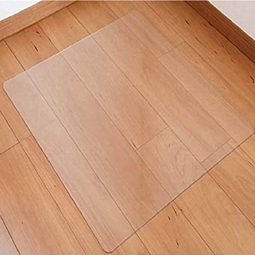 Clear Vinyl Plastic Floor Runner Protector 1.5mm Thick Runner Rug Hardwood Cover Protector Clear Carpet, Wood Floor/Tile/Table Top Waterproof Rug Runner,90/114cm Wide,length 50-400cm,Area Rug Clear Vi