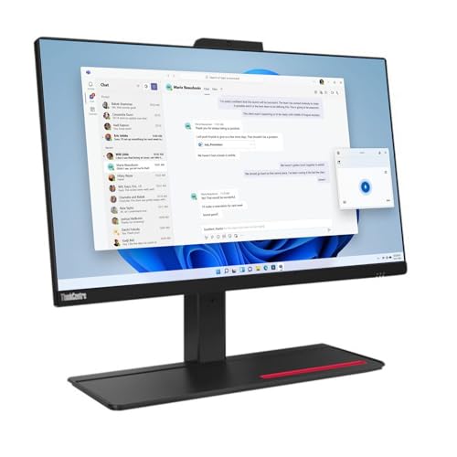 Lenovo ThinkCentre M90a Business All-in-one Computer, 23.8" FHD IPS Display, Intel Core i5-10400 Processor, Wi-Fi, Webcam, USB-C, SD Card Reader, Windows 11 Pro