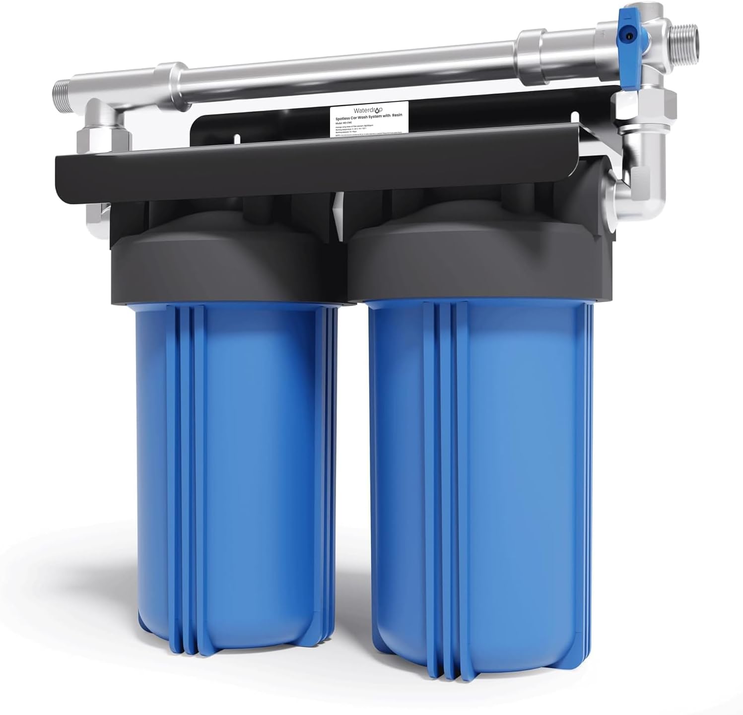 Waterdrop Spotless Car Wash System with Resin, Deionized Water System, Spot Free, Works for All Vehicles, RV, Motorcycles, Windows, Boats, Planes and More, No Towel Drying.