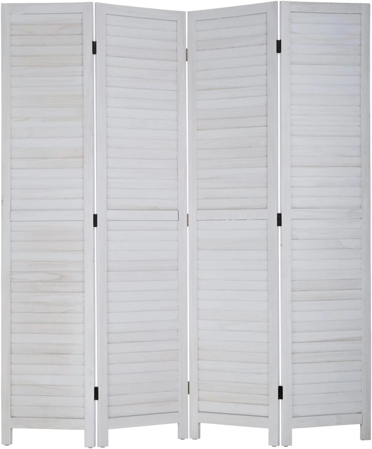 Room Divider Partition 4 Panel Privacy Screen Folding Screen Wood Frame Screen for Home Office Bedroom - Curated Treasures Market