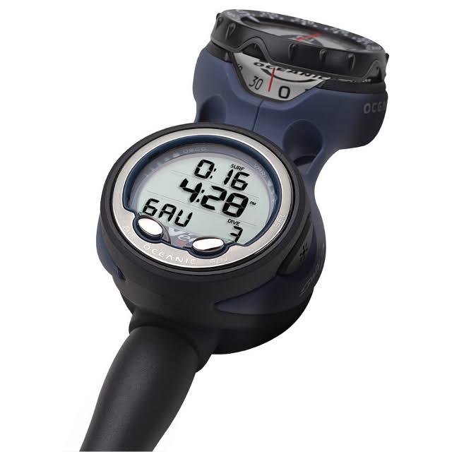 Oceanic VEO 3.0 Dive Computer 3 Gauge Navcon with HPQD