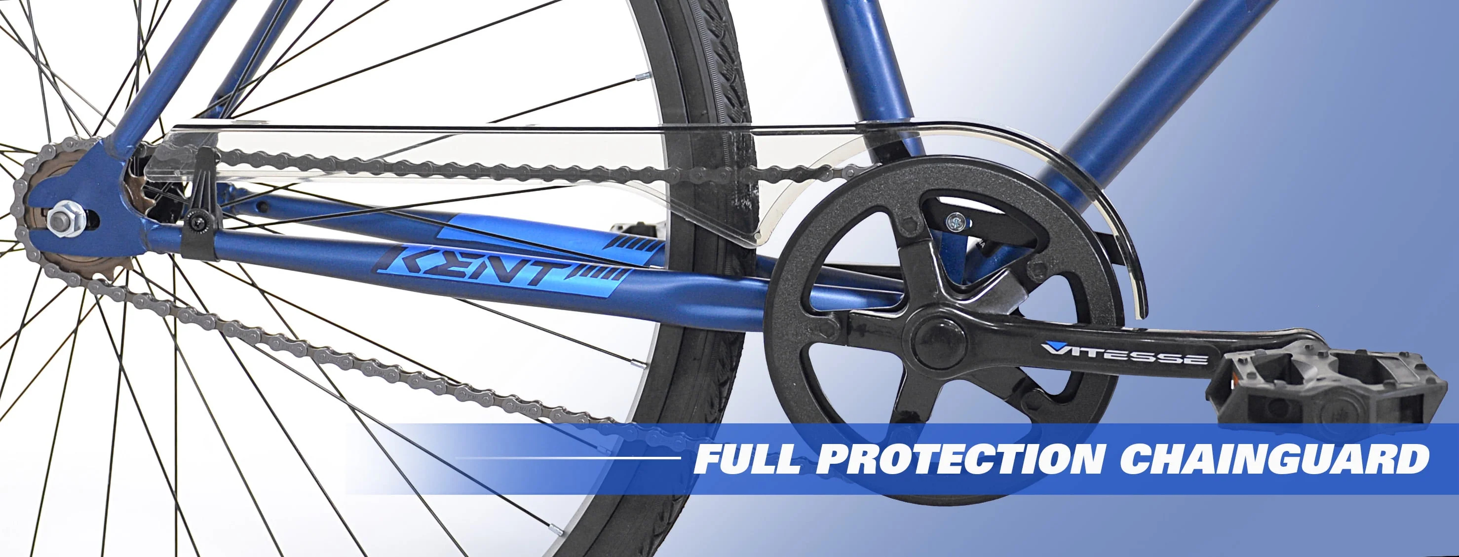 Kent 700c Thruster Fixie Men's Bike, Blue