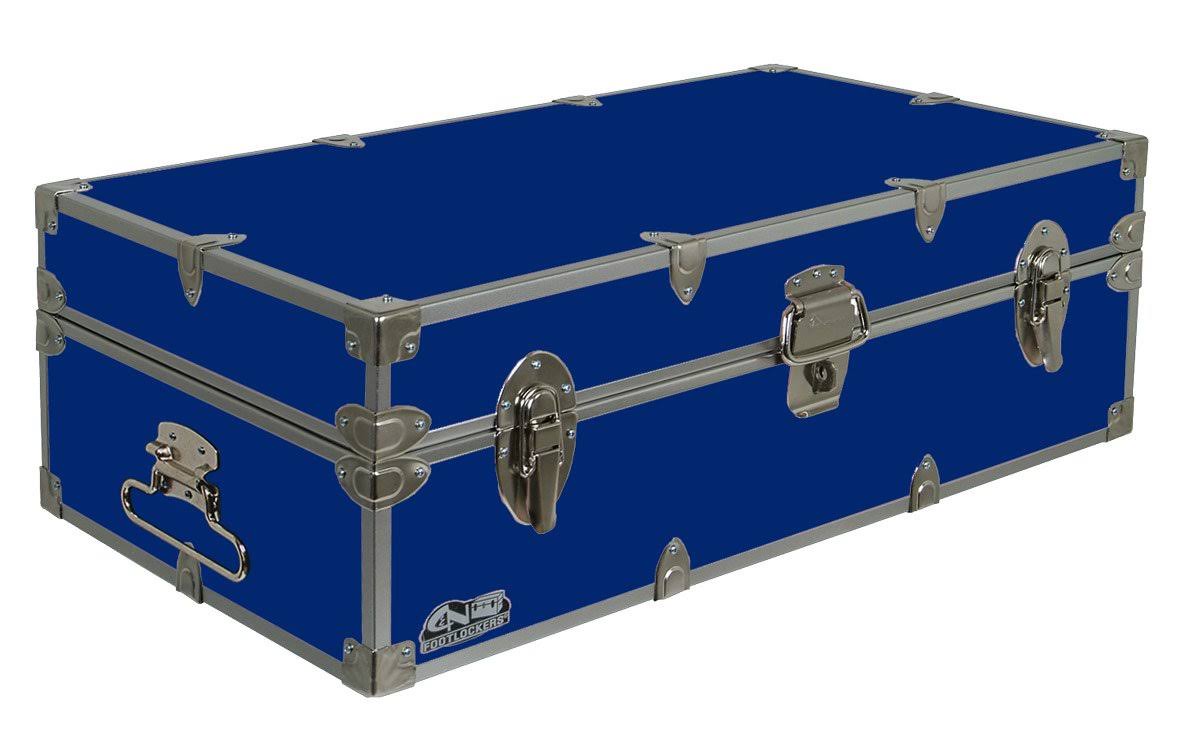 Cu0026N Footlockers Companion Footlocker Trunk 32x18x11x22 | Royal Blue