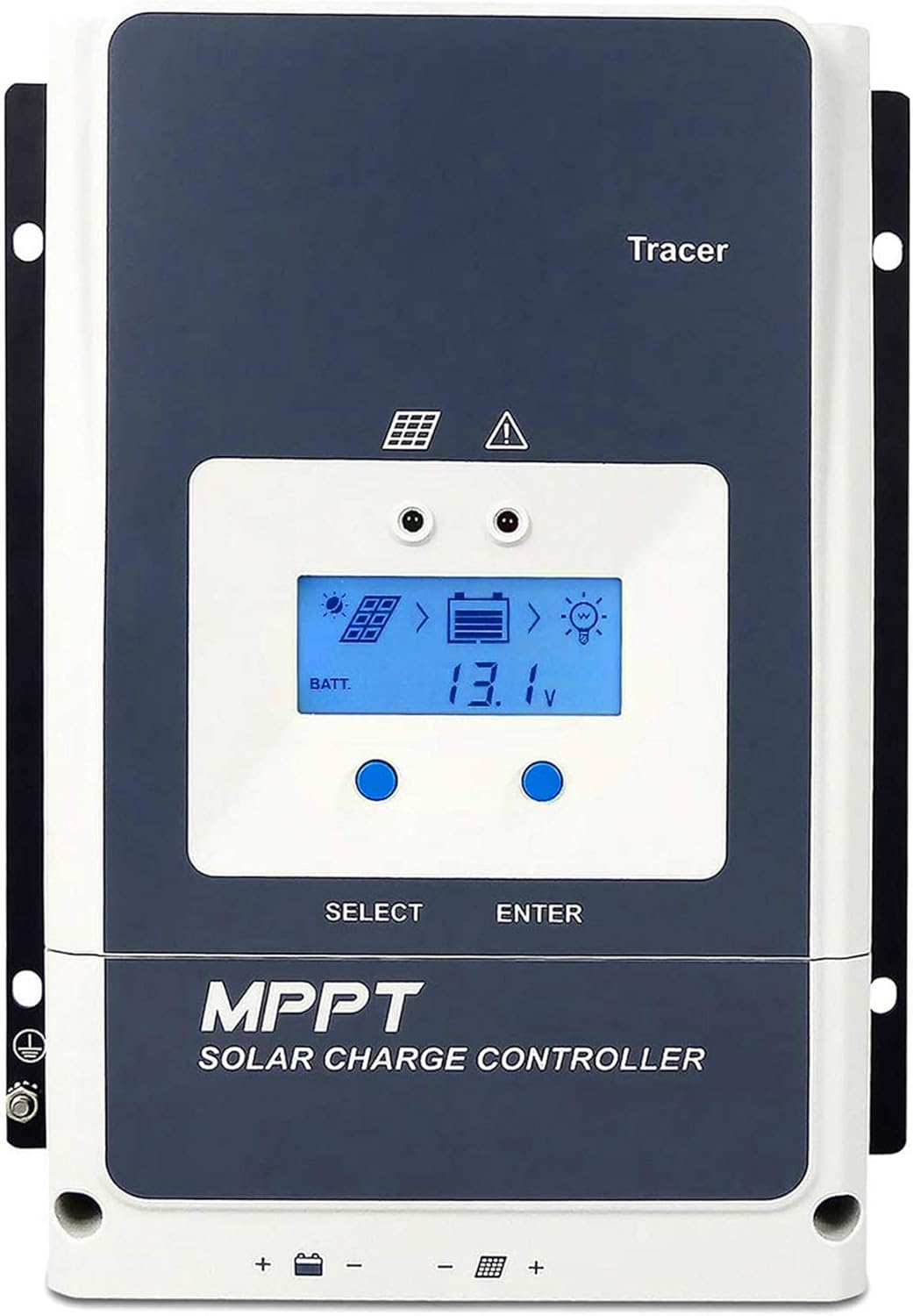 ACOPOWER 600 Watt Solar Panel Off-grid System High Efficiency Monocrystalline 6*100W Solar Panels Kit with 50A MPPT LCD Charge Controller/Mounting Brackets/Y Connectors/Solar Cable/Cable Entry housing