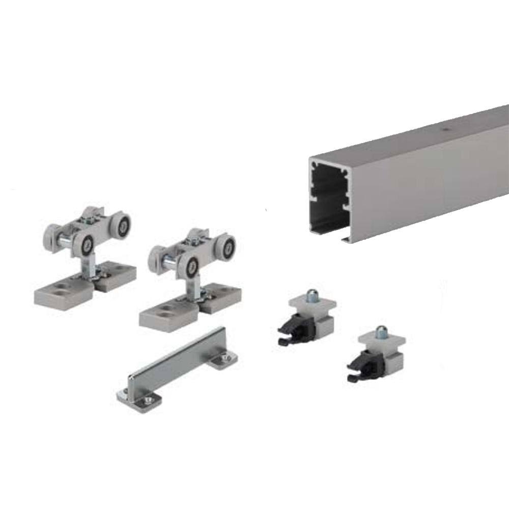 Hettich 72 in. Topline Grant Single Door Hardware and Track H9200614