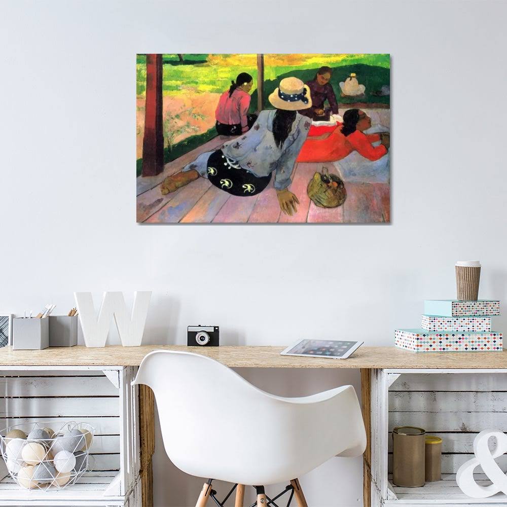 Paul Gauguin Paintings on Canvas Art - The Siesta Print