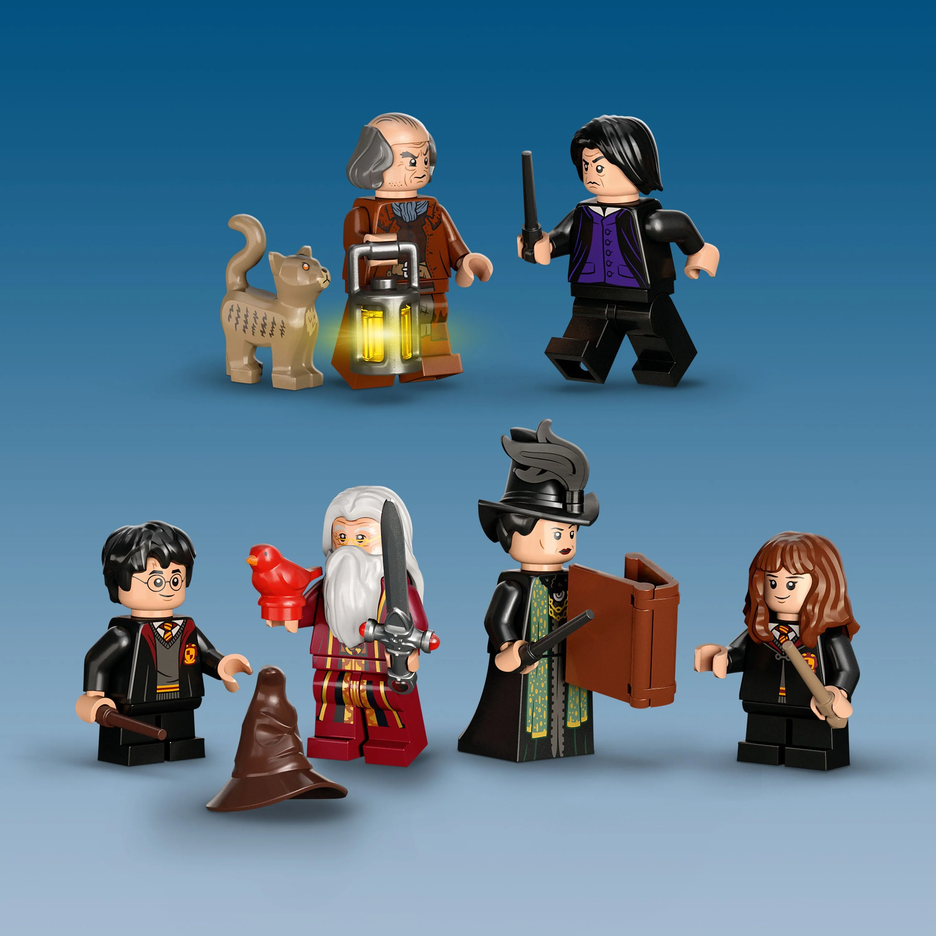 LEGO Harry Potter Hogwarts: Dumbledore's Office 76402 Castle Toy, Set with Sorting Hat, Sword of Gryffindor and 6 Minifigures, for Kids Aged 8 Plus