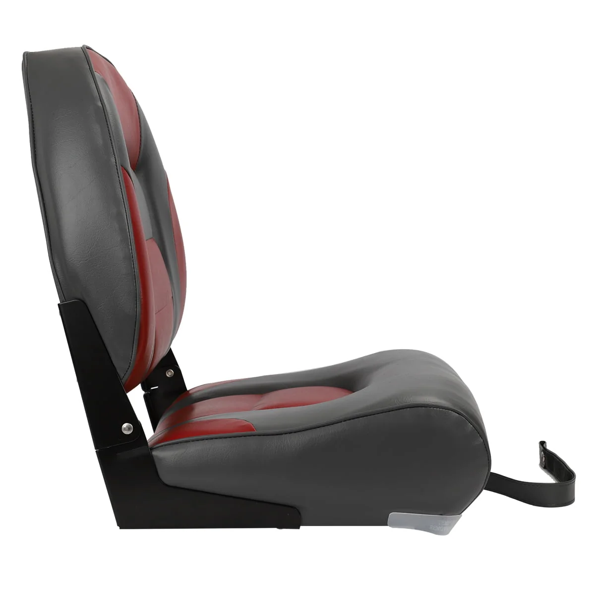 NORTHCAPTAIN S1 Pro Premium High Back Folding Boat Seat,Stainless Steel Screws Included,Charcoal/Black(2 Seats)