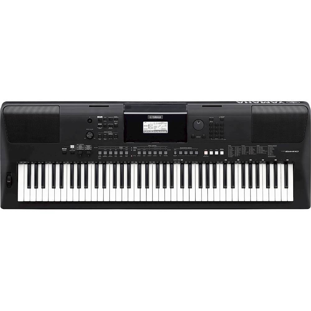 Yamaha PSR-EW410 Pks Premium Keyboard Pack with Power Supply, Stand, and Headphones