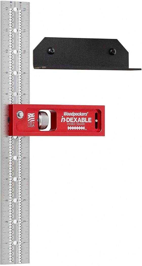 Woodpeckers In-Dexable Combination & Double Squares, Complete Set with Case, 4 Squares Total