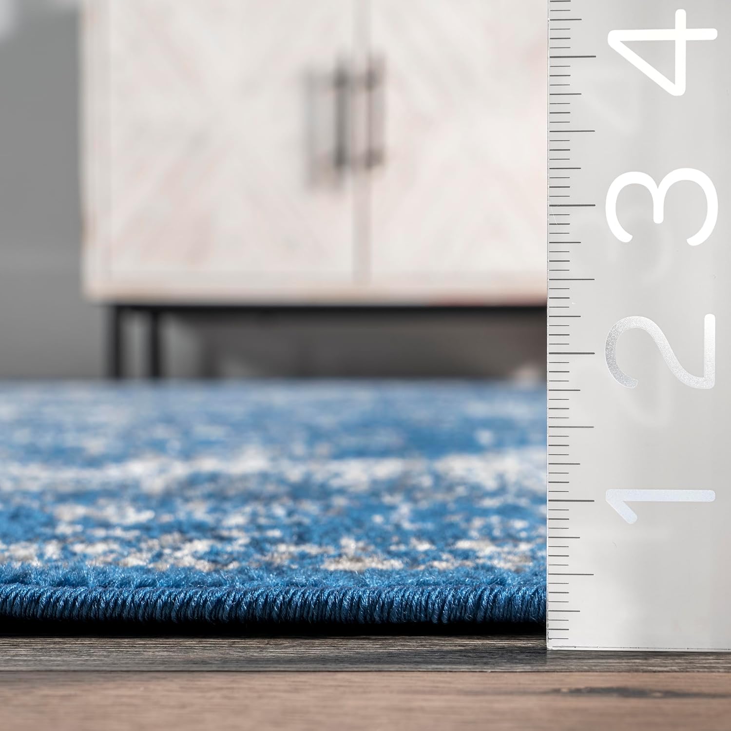 nuLOOM Verona Vintage Persian Area Rug, 10x14, Dark Blue