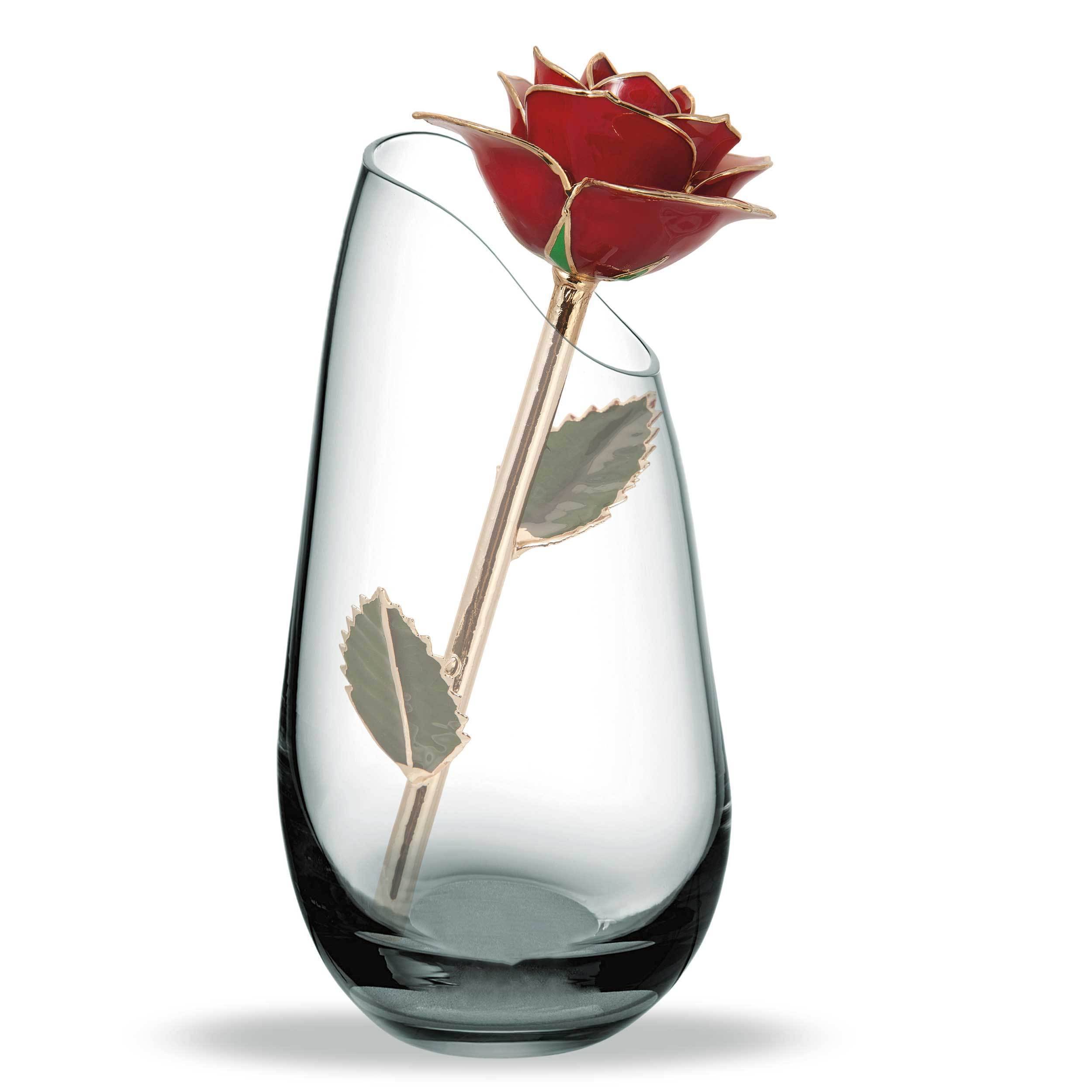 24K Gold Dipped Laquered Rose - Sunshine Yellow