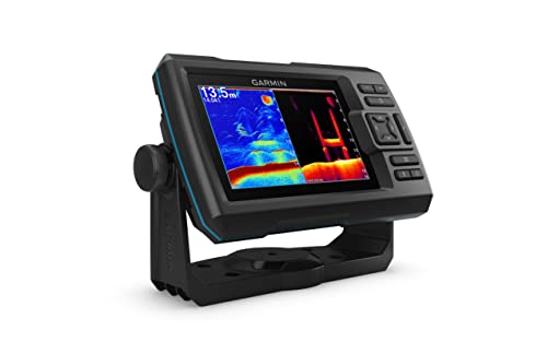Garmin Striker Vivid 5cv, Easy-to-Use 5-inch Color Fishfinder and Sonar Transducer, Vivid Scanning Sonar Color Palettes (010-02551-00)