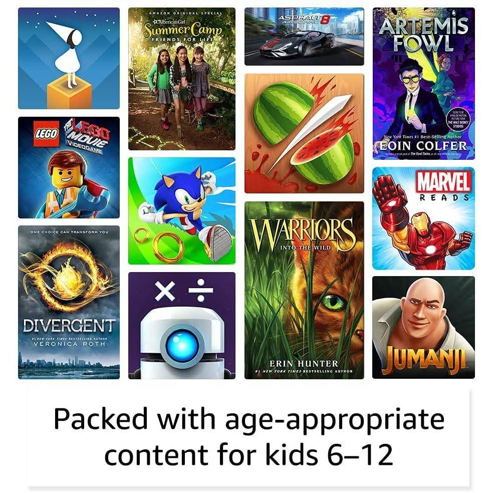 Amazon - Fire HD 10 Kids Pro - 10.1x22 - Tablet - 32 GB - Sky Blue