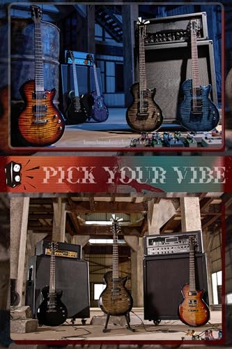 AKLOT Muti-Tone Electric Guitar with Coil-Split: Roasted Maple Neck, Flame Maple Graphic Top, Dual Humbuckers Pickups, Beginner Guitar Kit with Gig Bag, Lesson Book, Strap, Picks, Violet Venom