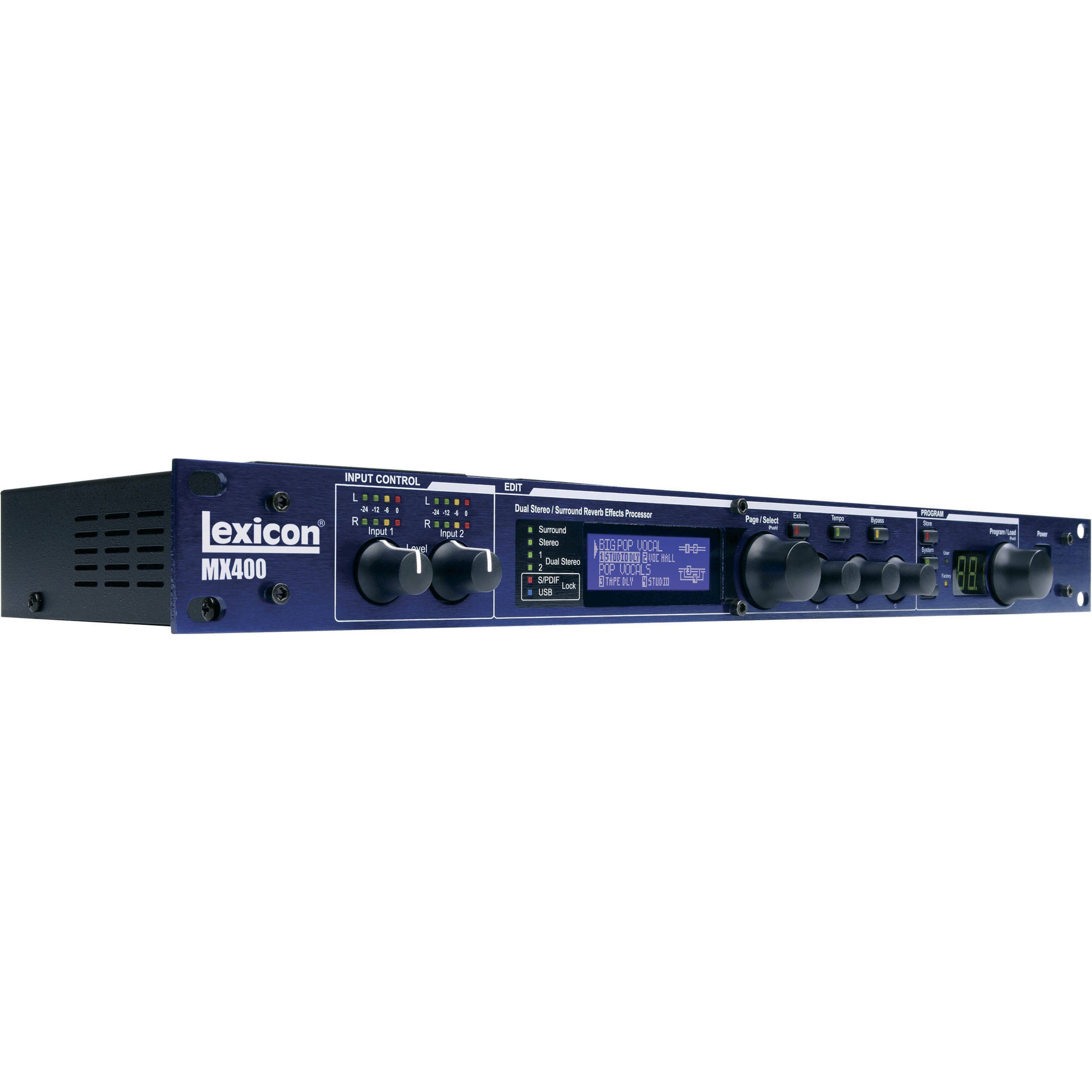 Lexicon MX400 Dual Stereo Reverb/Effects Processor