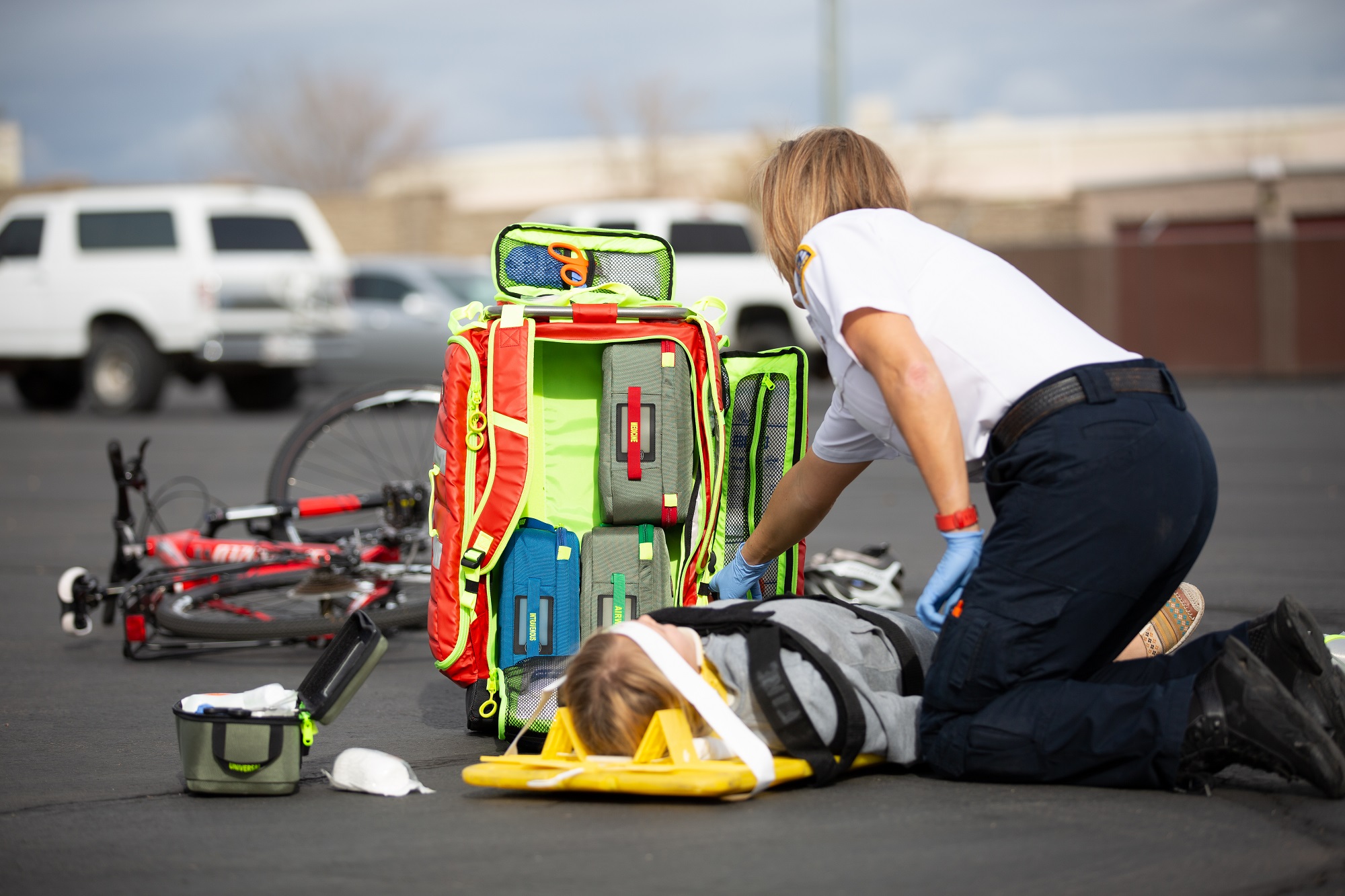StatPacks G3 Responder EMS Backpack Color: Red