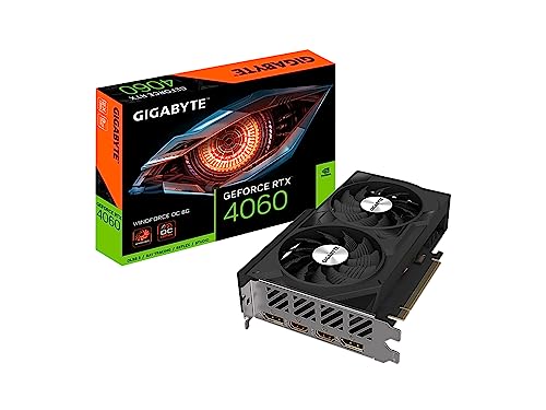 GIGABYTE GeForce RTX 5060 Gaming OC 8G Graphics Card, 8GB 128-bit GDDR7, PCIe 5.0, WINDFORCE Cooling System, GV-N5060GAMING OC-8GD Video Card