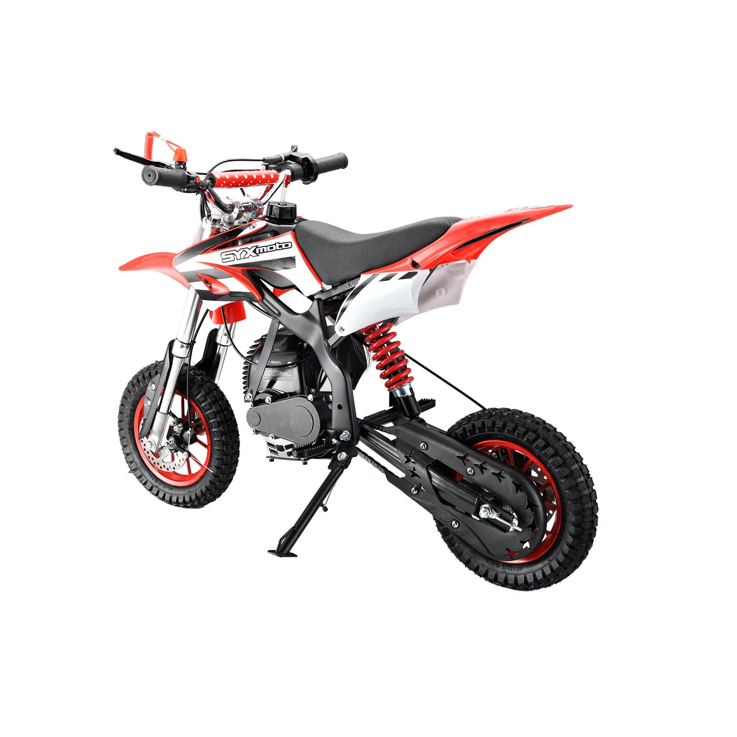 SYX MOTO MT-2 Gas Power 40cc 4 Stroke Kids Dirt Bike, Pull Start, Red, Brand New - Curated Treasures Market