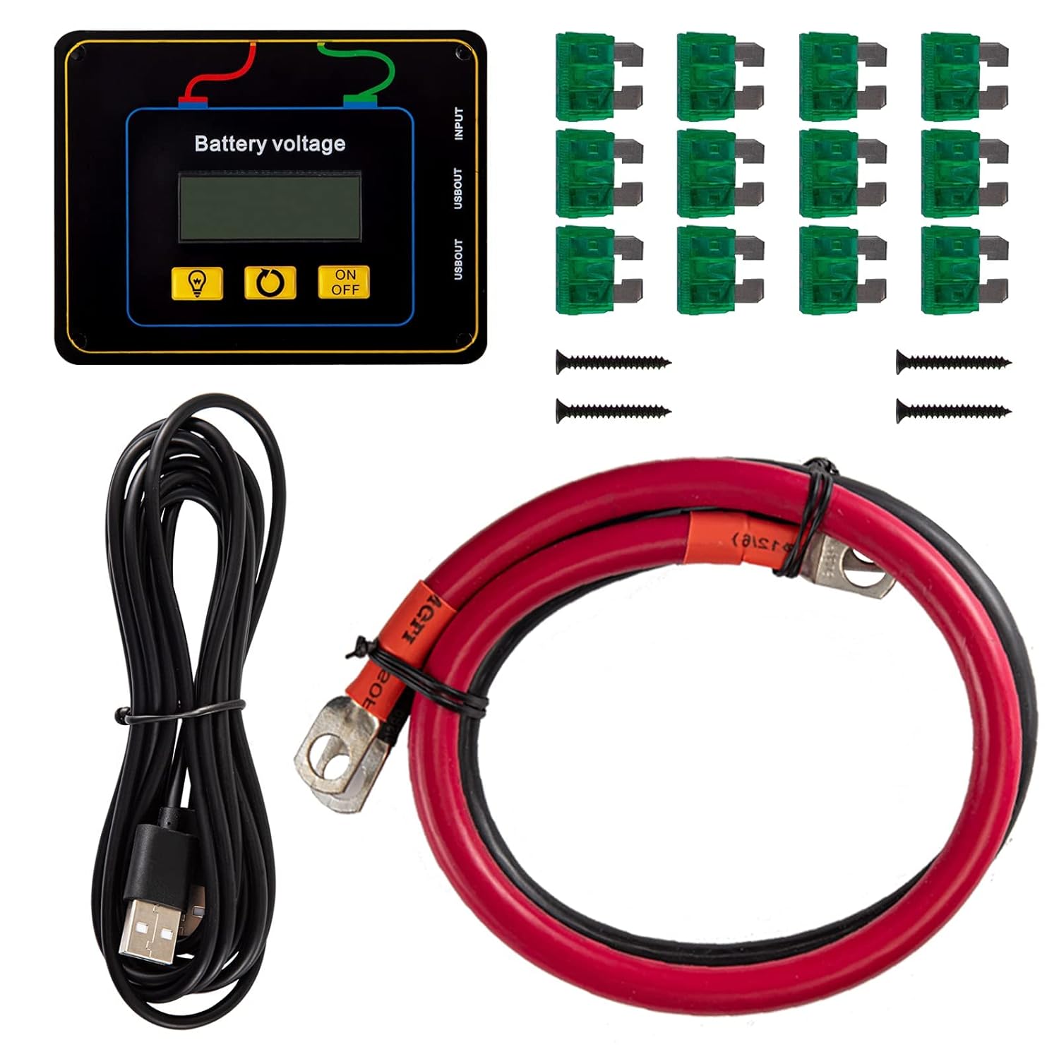 VEVOR Power Inverter, 3600W Modified Sine Wave Inverter, DC 12V to AC 120V Car Converter, with LCD Display, Remote Controller, LED Indicator, GFCI Outlets Inverter for Truck RV Car Boat Travel Camping