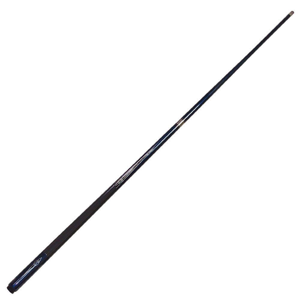 Trademark Global Titanium Billiard Pool Cue Stick with Case, Metallic Blue