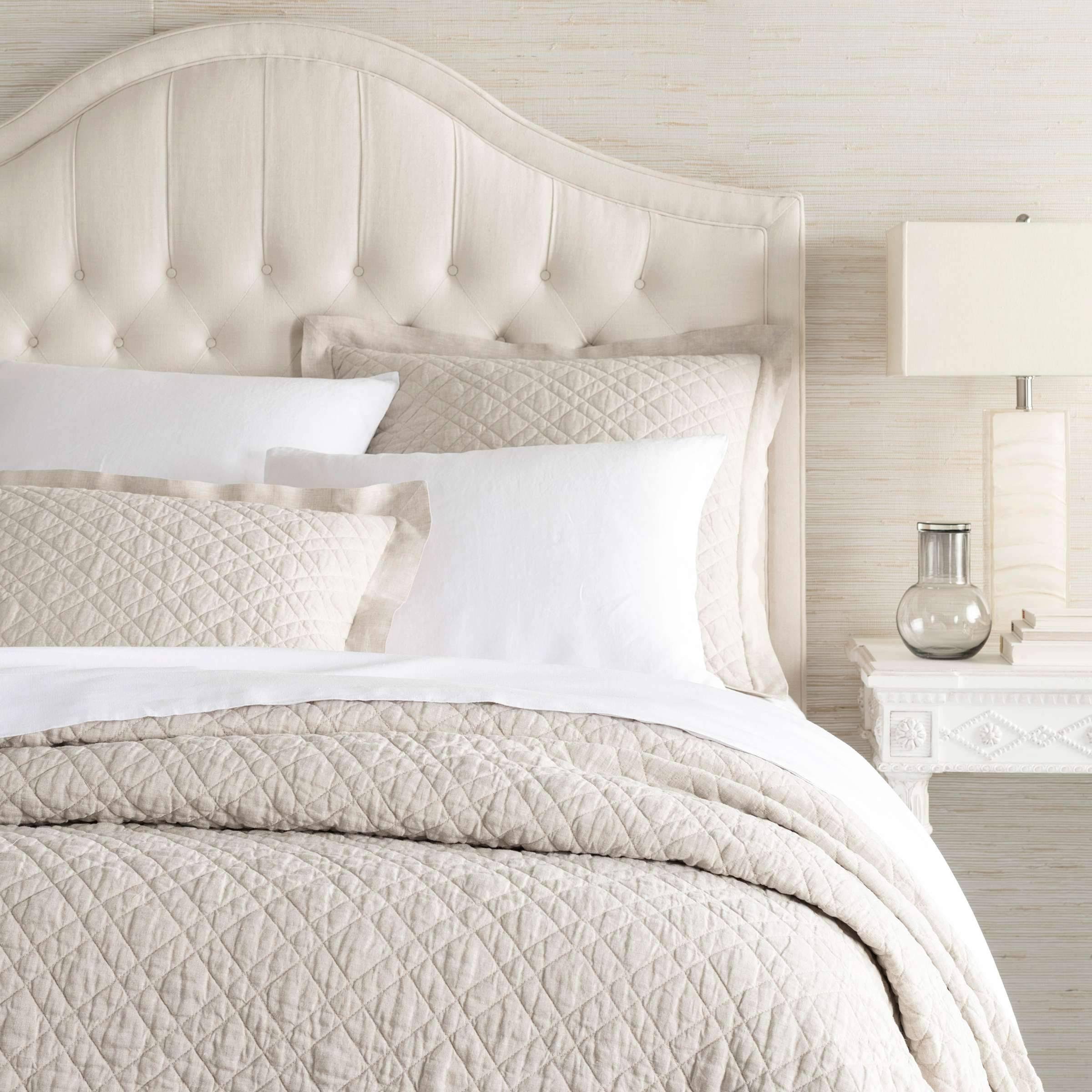 Pine Cone Hill Washed Linen Natural Quilt Twin