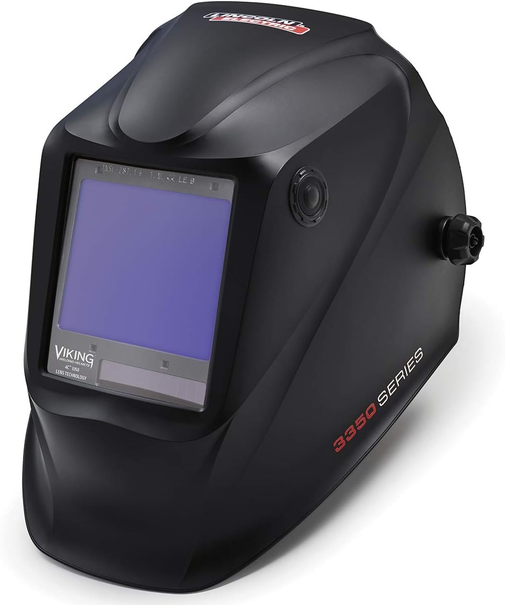 Lincoln Electric K3034-4 VIKING 3350 Auto Darkening Welding Helmet with 4C Lens Technology, Black