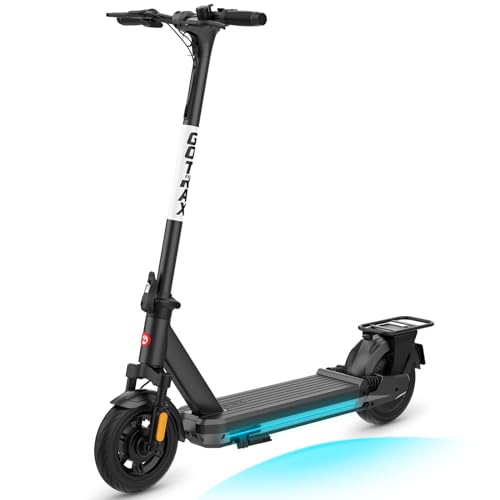 Gotrax Electric Scooter for Adult, 350/500W Motor, Max 18/38 Mile and 20MPH Speed,10" Pneumatic Tire, 36V/48V Big Battery All Aluminum Body, Large LED Display Foldable Commuting E Scooter for Adult