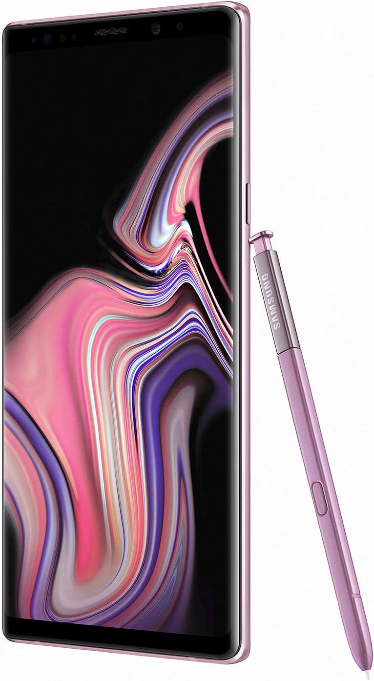 Samsung Galaxy Note 9 (SM-N960F/DS) 6GB / 128GB (Lavender Purple) 6.4-inches LTE Dual SIM (GSM ONLY, NO CDMA) Factory Unlocked - International Stock