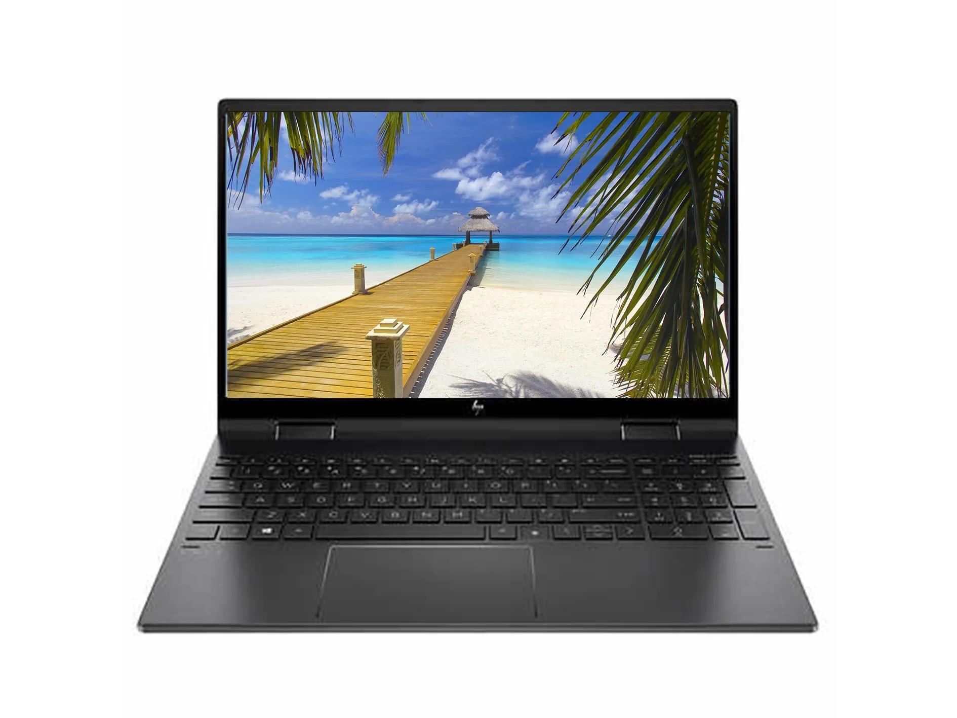 HP Envy x360 2-in-1 15.6" FHD Touchscreen Laptop Computer, AMD Ryzen 7-4700U Processor, 32GB RAM, 1TB PCIe SSD, Backlit Keyboard, AMD Radeon Graphics, Windows 10, Black, 32GB USB Card