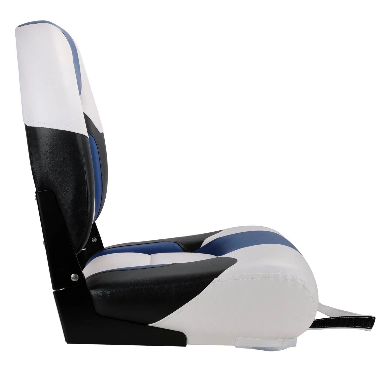 NORTHCAPTAIN S1 Pro Premium High Back Folding Boat Seat,Stainless Steel Screws Included,Charcoal/Black(2 Seats)