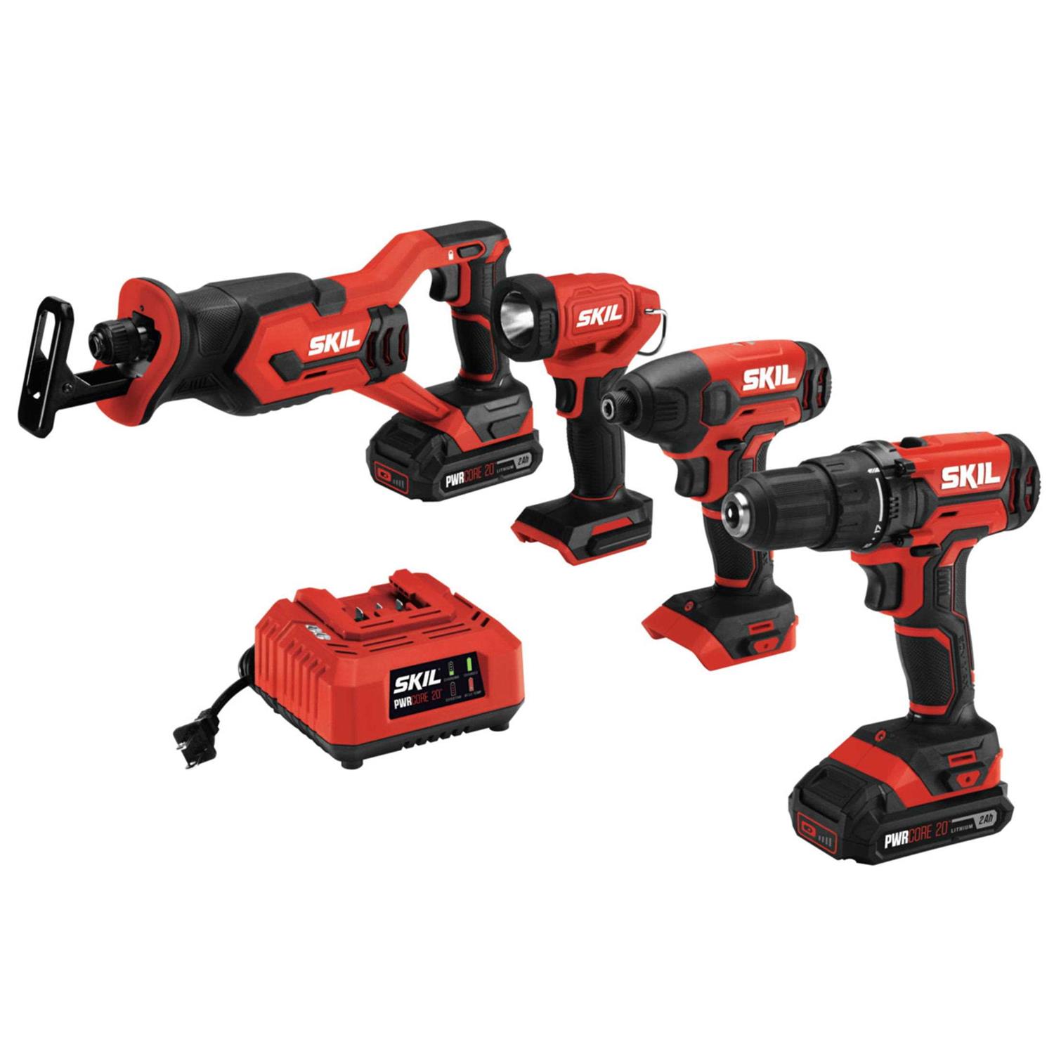 SKIL 20V 4-Tool Combo Kit CB739601