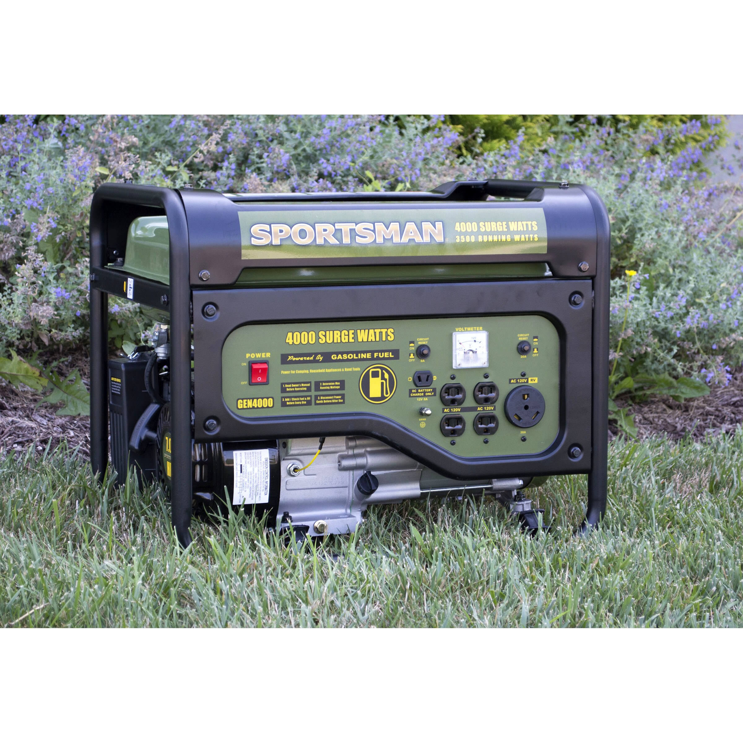 Buffalo Sportsman Gasoline 4000 Watt Portable Generator - Carb Approved 601336