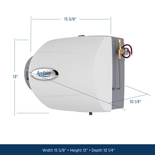Aprilaire 500M Whole Home Humidifier with Manual Control + Bypass Humidifier Installation Kit, Compact Furnace Humidifier, Large Capacity Whole House Humidifier for Homes up to 3,000 Sq. Ft.