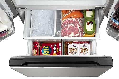Hamilton Beach French Door Full Size Counter Depth Refrigerator