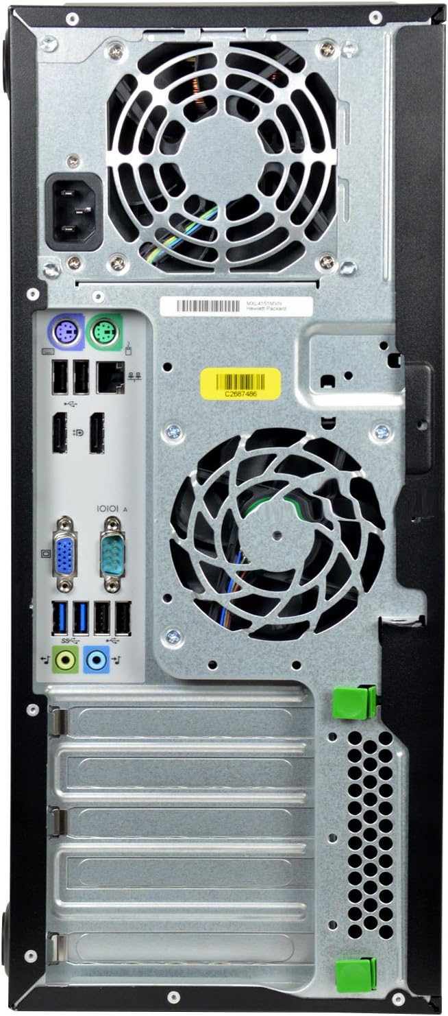 HP 800 G1 Tower, Intel Core i7-4770 3.4GHz, 16GB RAM, 256GB Solid State Drive, DVD, Windows 10 Pro 64bit (Renewed)