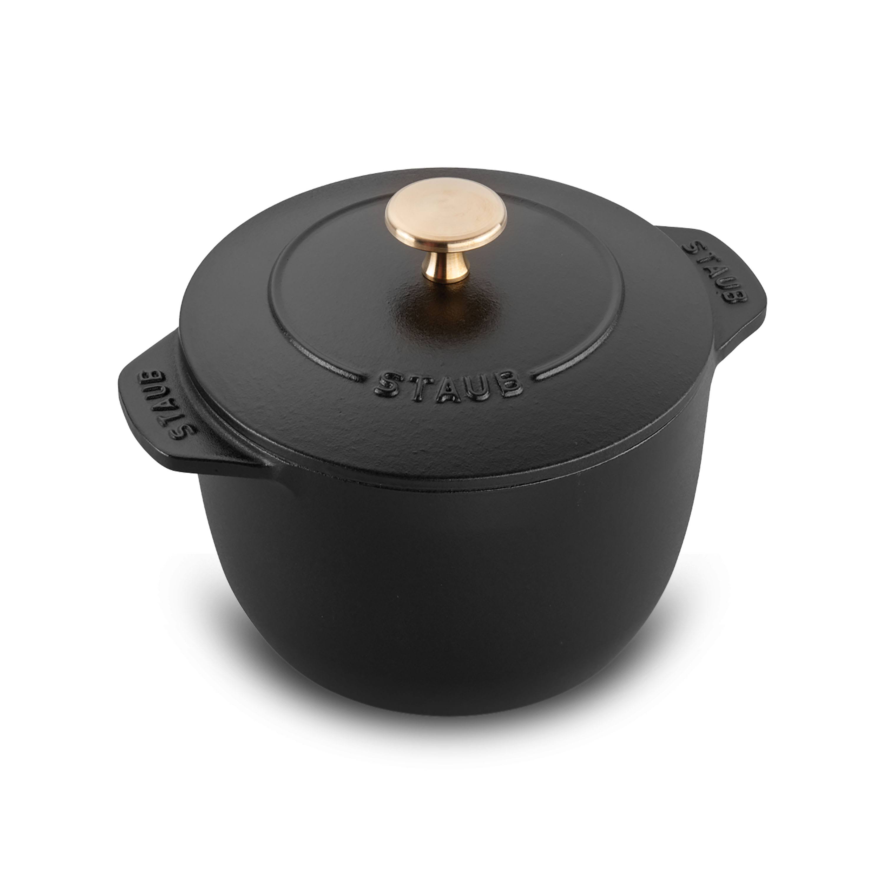 Staub 1.5-Quart Matte Black Petite French Oven