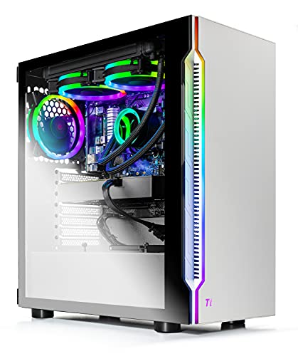 Skytech Gaming PC Desktop – Intel Core i7 12700F 2.1 GHz, Intel Arc A770, 1TB NVME Gen4 SSD, 16GB DDR4 RAM 3200, 650W Gold PSU, 240mm AIO, 11AC Wi-Fi, Windows 11 Home 64-bit,White