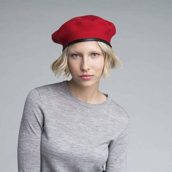 Kangol Monty Wool Beret Black / XL