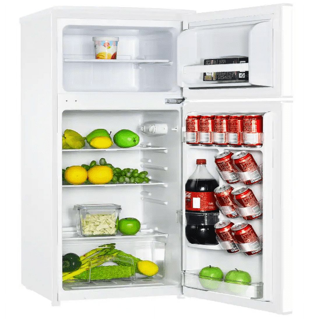 Magic Chef 4.5 cu. ft. 2 Door Mini Fridge in White with Freezer