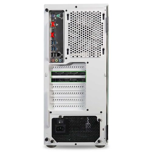 ViprTech Rebel 3.0 Gaming PC - AMD Ryzen 5 (12-LCore 3.9Ghz), RTX 3060 12GB, 32GB DDR4 3200 RAM, 1TB NVMe SSD, 600W Gold PSU, Bluetooth, VR-Ready, Streaming, RGB, Win 11 Pro, Desktop Computer White