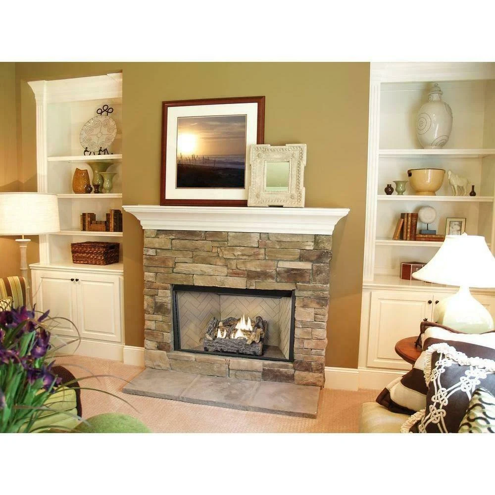 Emberglow 18 in.Timber Creek Vent Free Dual Fuel GAS Log Set with Man