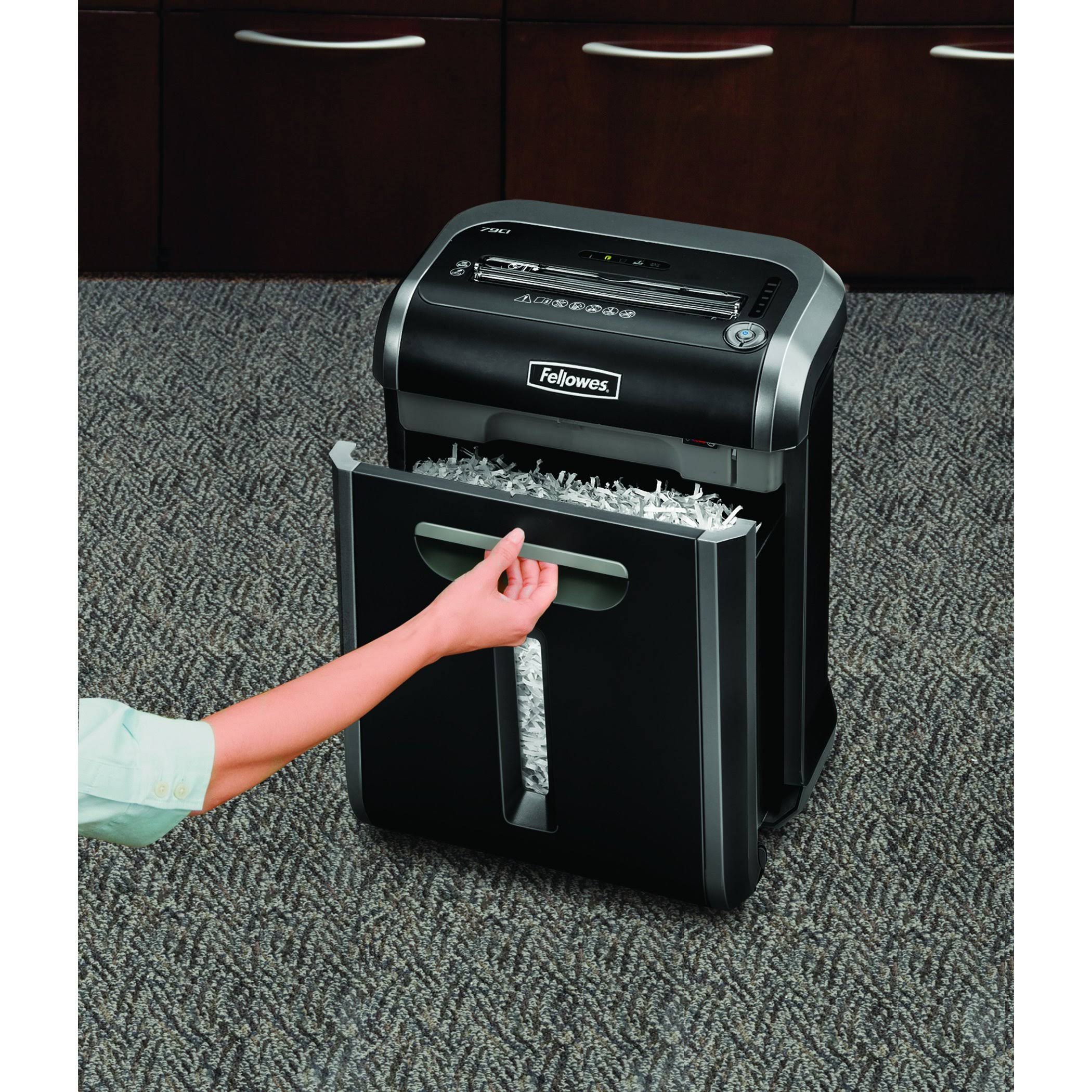 Fellowes Powershred 79Ci 100% Jam Proof Medium Duty Cross Cut Shredder 16 Sheet Capacity