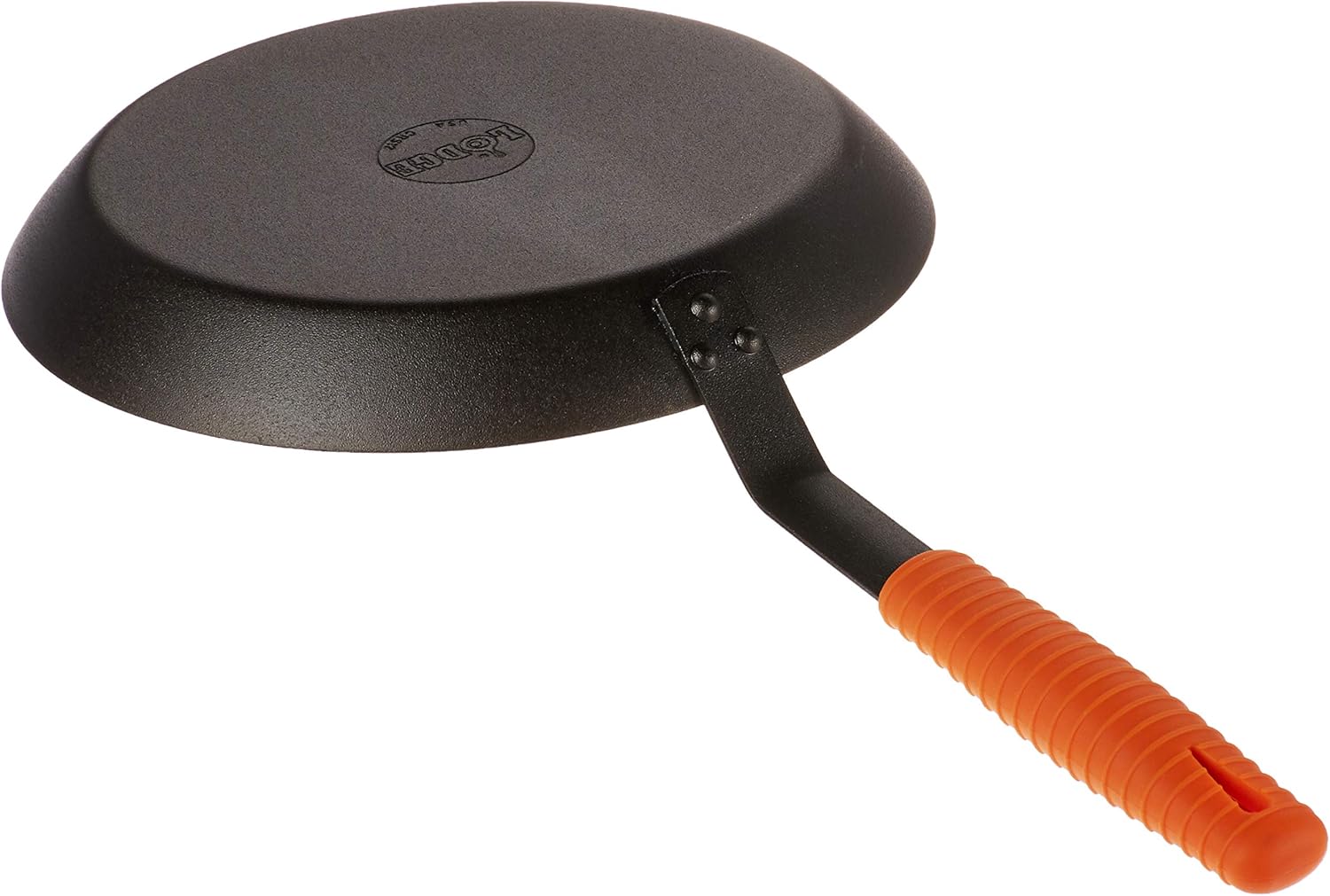Lodge Manufacturing Company carbon steel skillet, 10-Inch, Black/Orange