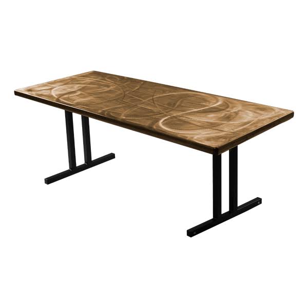 Southern Aluminum SA3072 Swirl Folding Table 30x72