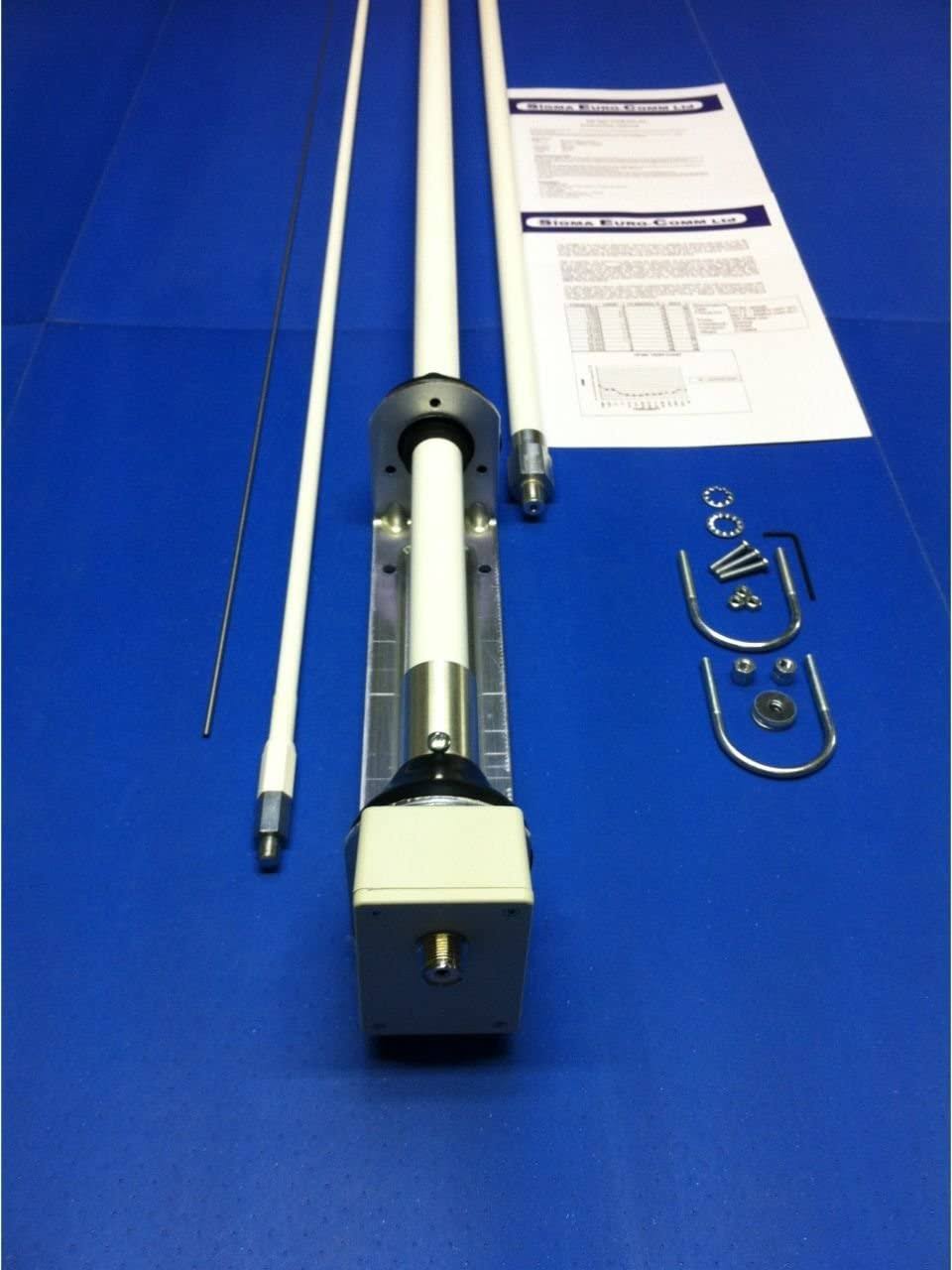Sigma EUROCOMM SE HF-360 Fibre Glass Vertical Radial Free Antenna 80 to 10 Metres