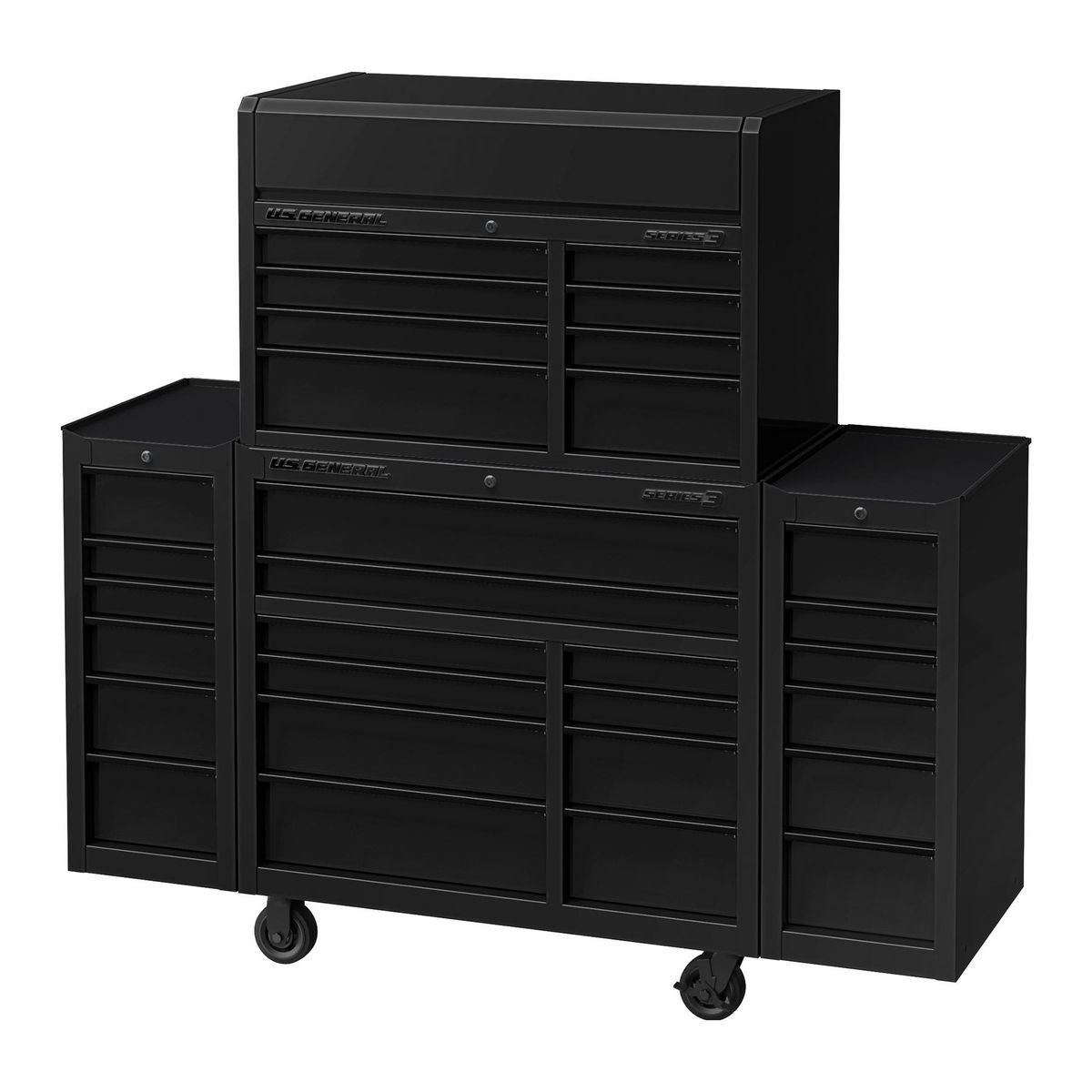 U.S. GENERAL 42 in. x 22 in. Top Chest, Series 3, Black